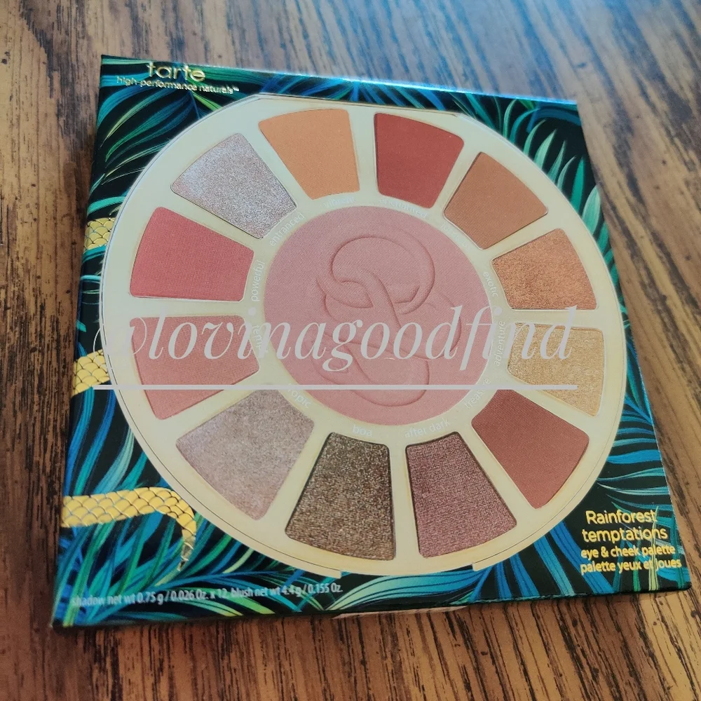 TARTE Rainforest Temptations High Performance Neutrals Palette NWT